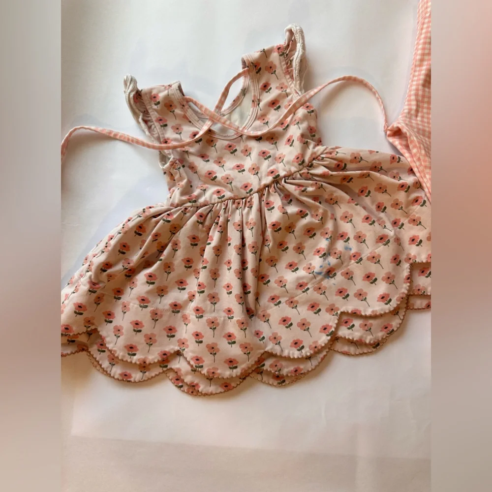 2T (PLAY) love + grow Peach & Gigham Set